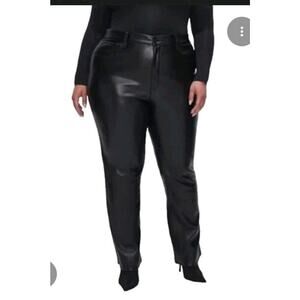 Maeve Anthropologie Faux Leather Pants Plus Size 24